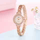 Watch Female Ins Style Exquisite Simple Temperament Thin Belt Small Dial Quartz Bracelet Mother-of-pearl Ladies Watch