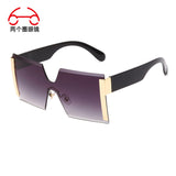 Frameless Colorful Multi-color Sunglasses One-piece Outdoor Shade Men's And Women's Sunglasses