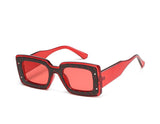 European And American Personality Hit Color Net Red Street Shooting Ins Glasses Square Modern Sunglasses