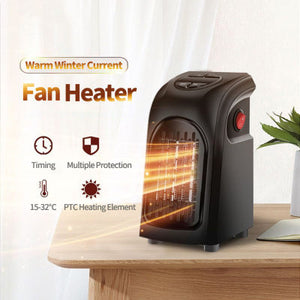 Square Heater Household Desk Desk Heater Silent Electric Heating Mini Low-power Heater