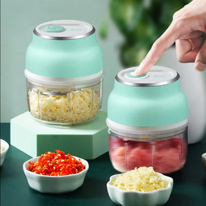 Portable Electric Mini Garlic Cutter Masher - Unbeatable_Sale